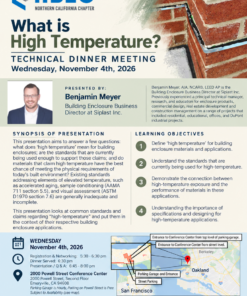 Alternative view of November 4th - Technical Dinner:  What is High Temperature?